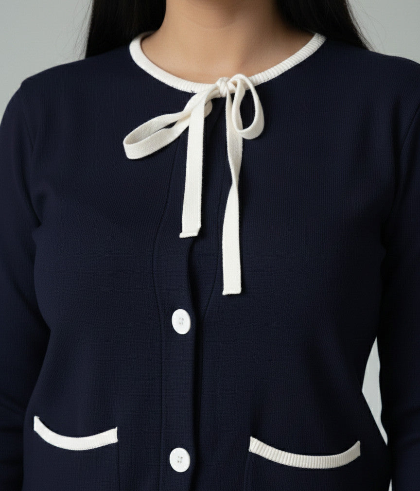 Gilet Papillon Bleu Marine