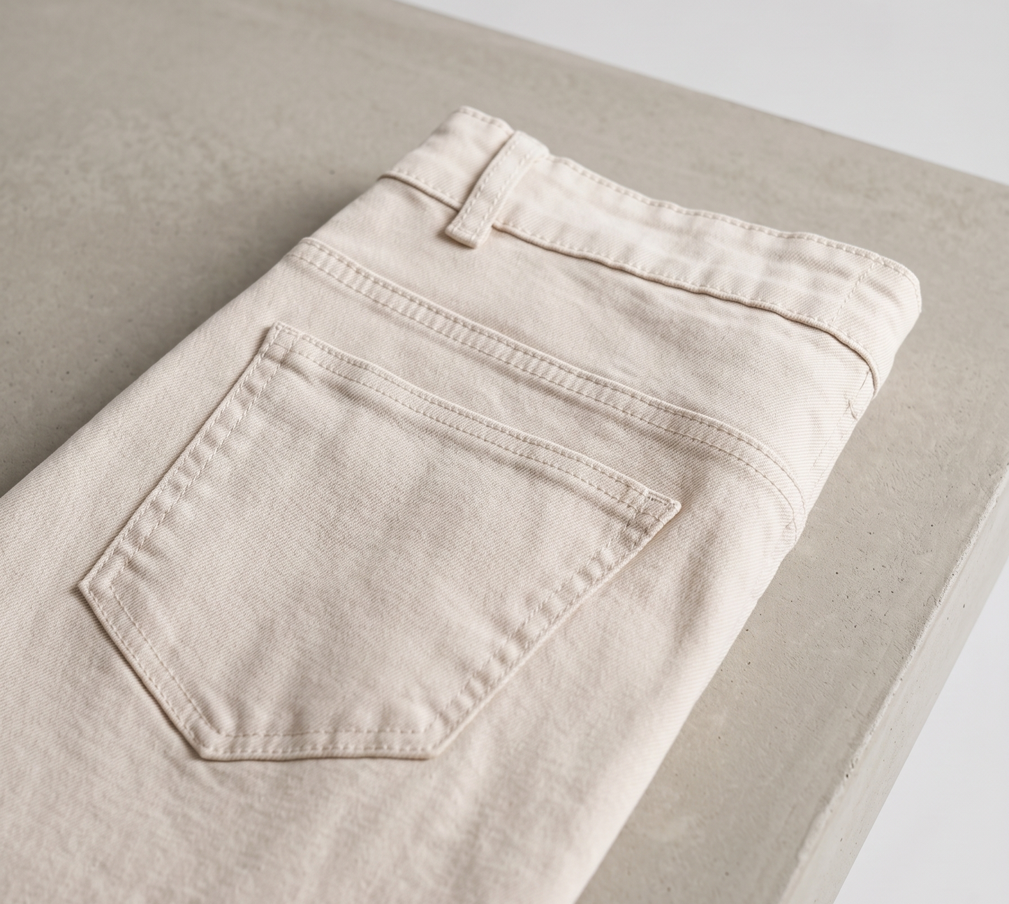 Pantalon Jean Beige