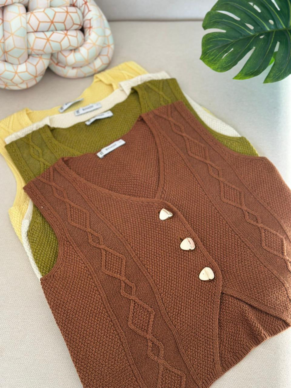 Gilet Marila Ecru