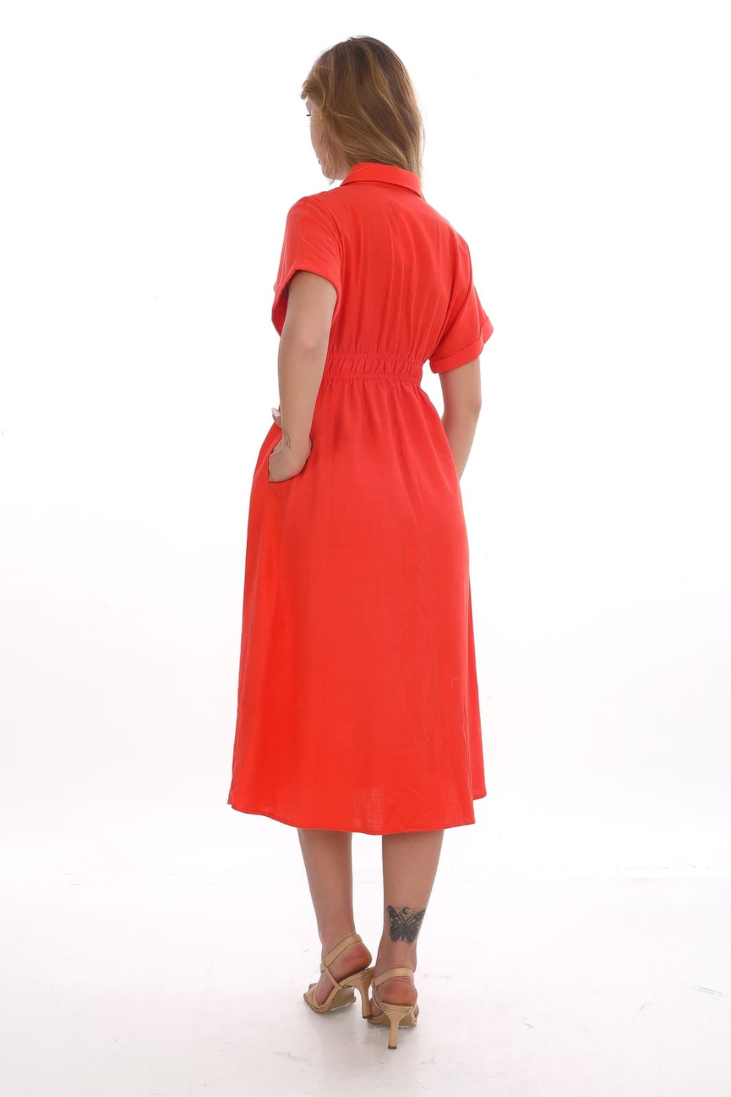 Robe Fiona Rouge Tomate