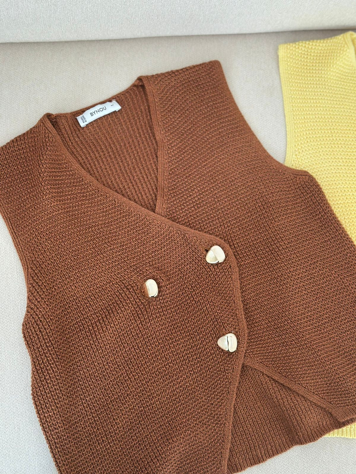 Gilet Berna Marron