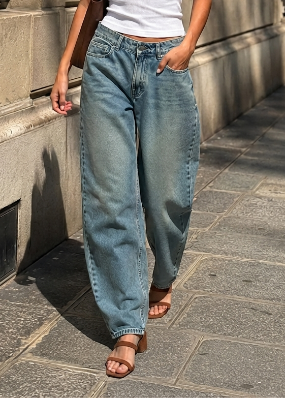 Pantalon Jean Baggy Vintage