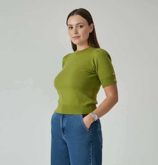 Pull Gigi Vert Kiwi