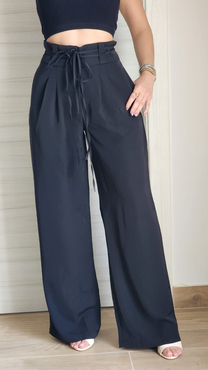 Pantalon corde Noir