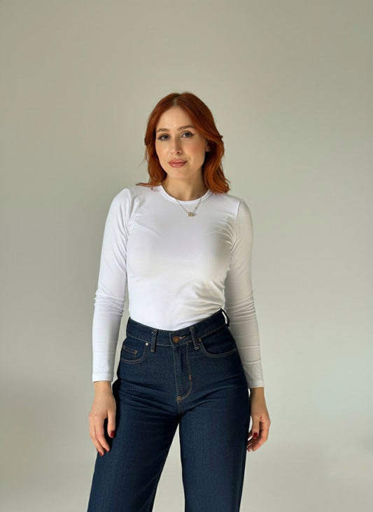 Body Col Rond Blanc image 0