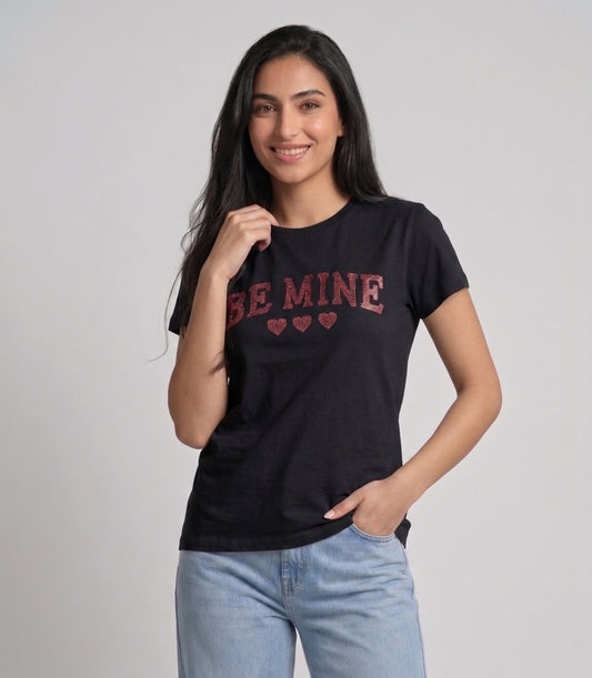 T-Shirt Be Mine Noir