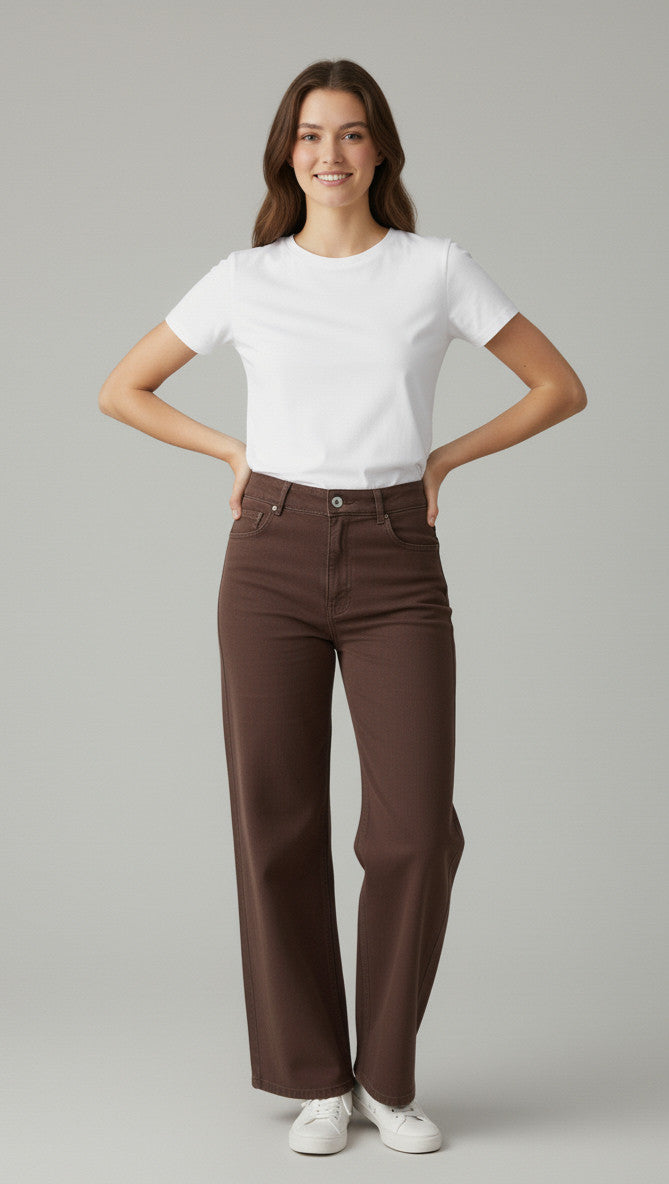 Pantalon Jean Marron
