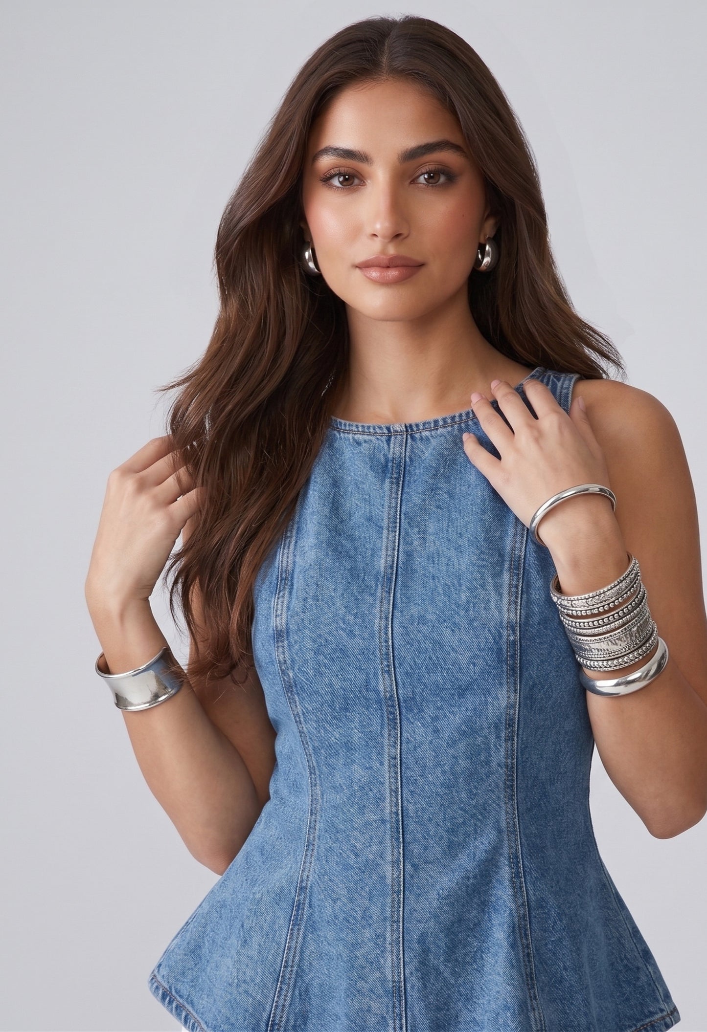 Top Blouse Denim
