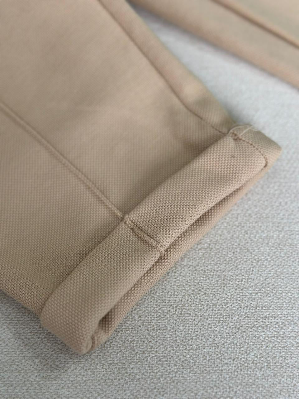 Pantalon Basique Beige