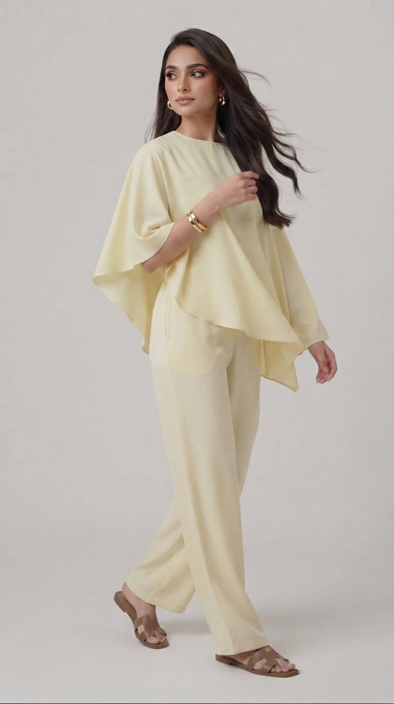 Set Poncho Jaune