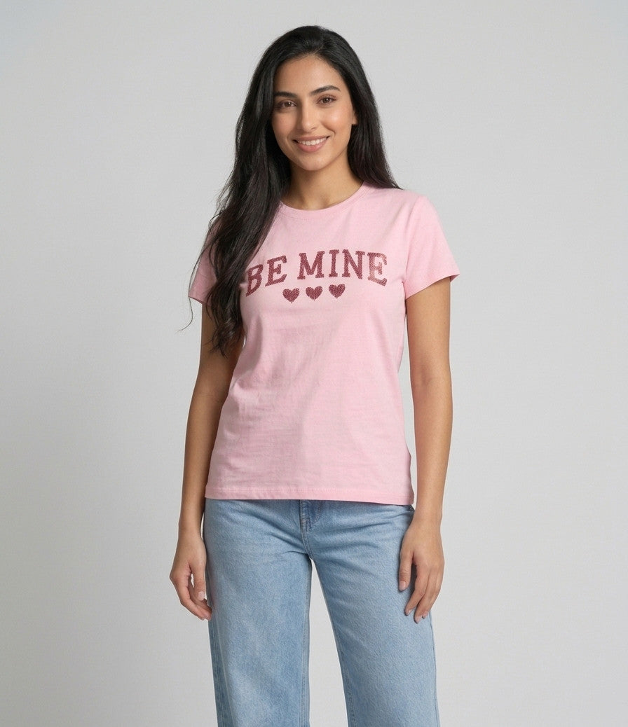 T-Shirt Be Mine Pink