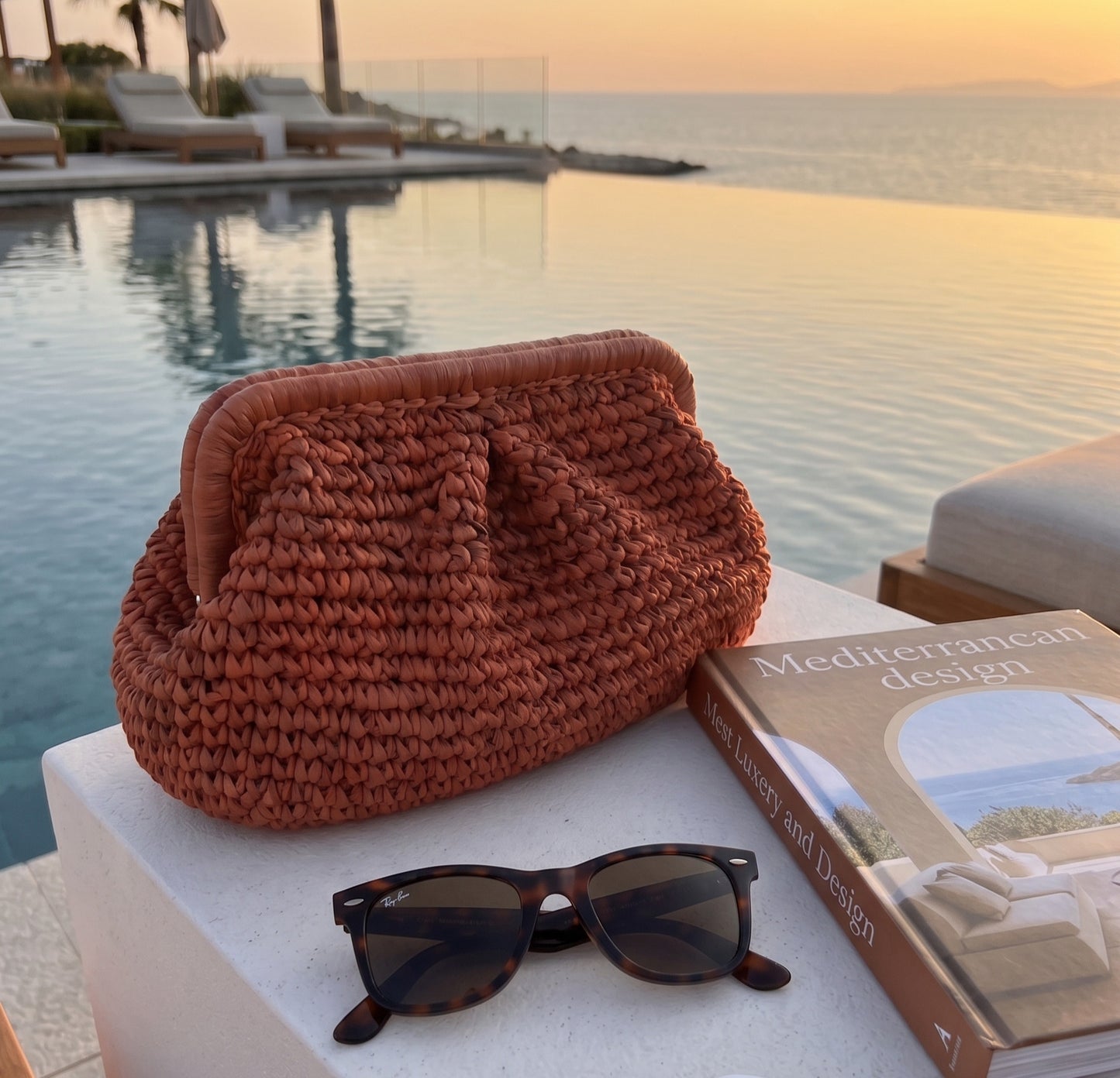 Pochette Fida Rouge Brique