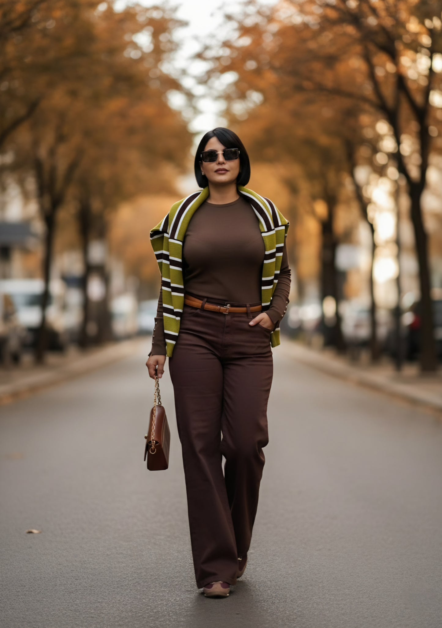 Pantalon Jean Marron