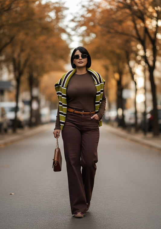 Pantalon Jean Marron