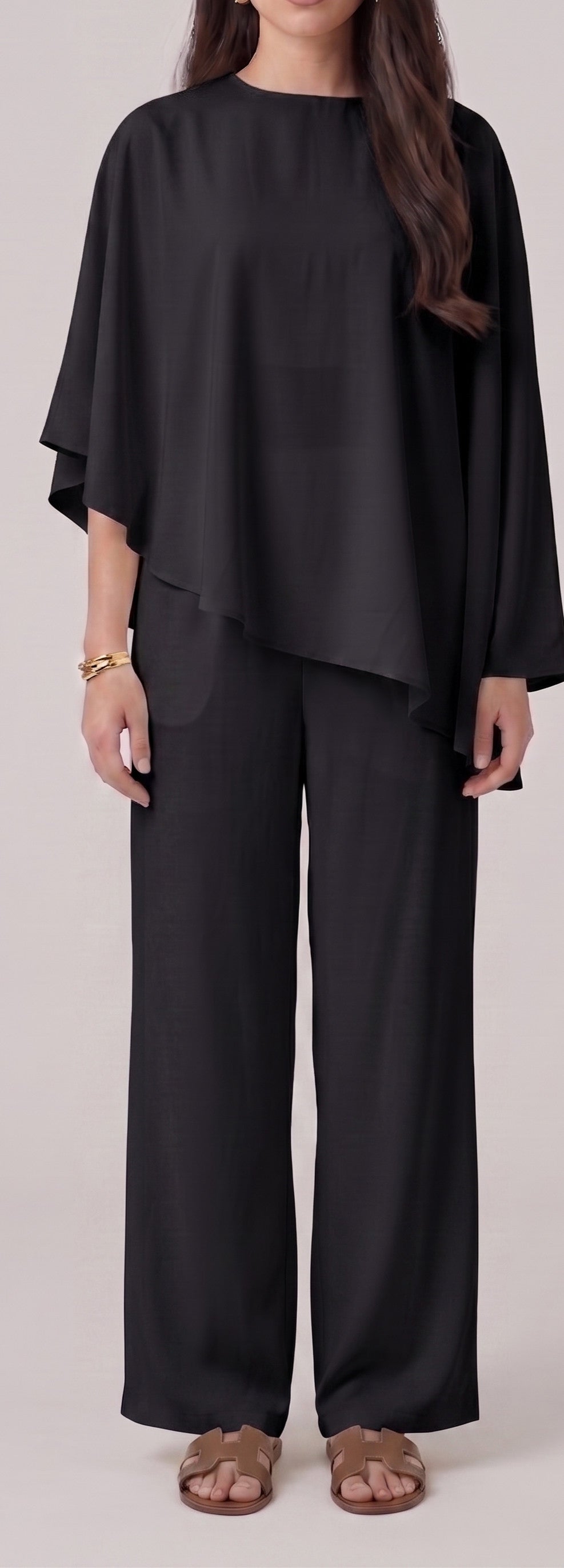 Set Poncho Noir