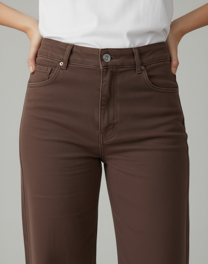 Pantalon Jean Marron