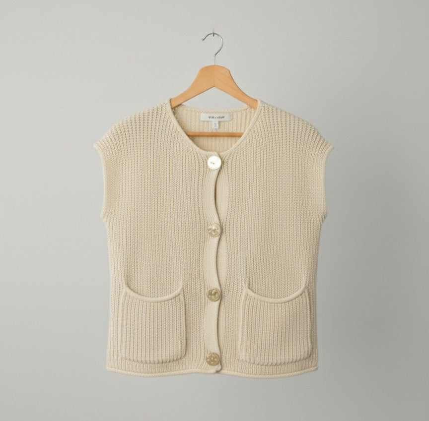 Gilet Braga Ecru