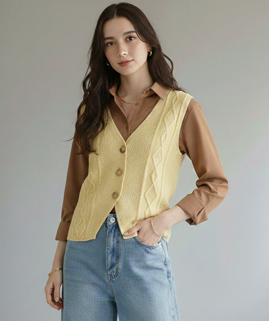 Gilet Marila Jaune