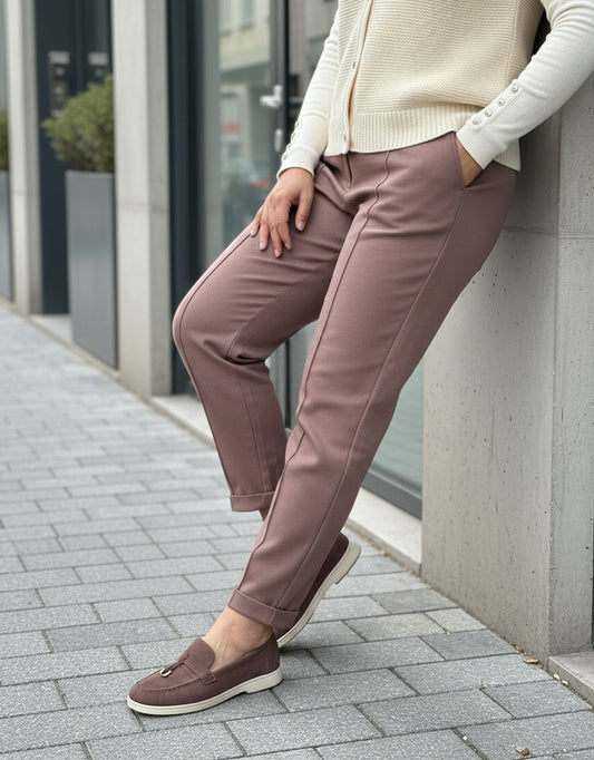 Pantalon Basique Mocca