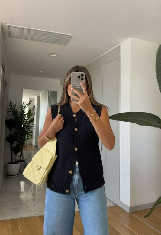 Gilet Soline Bleu Marine
