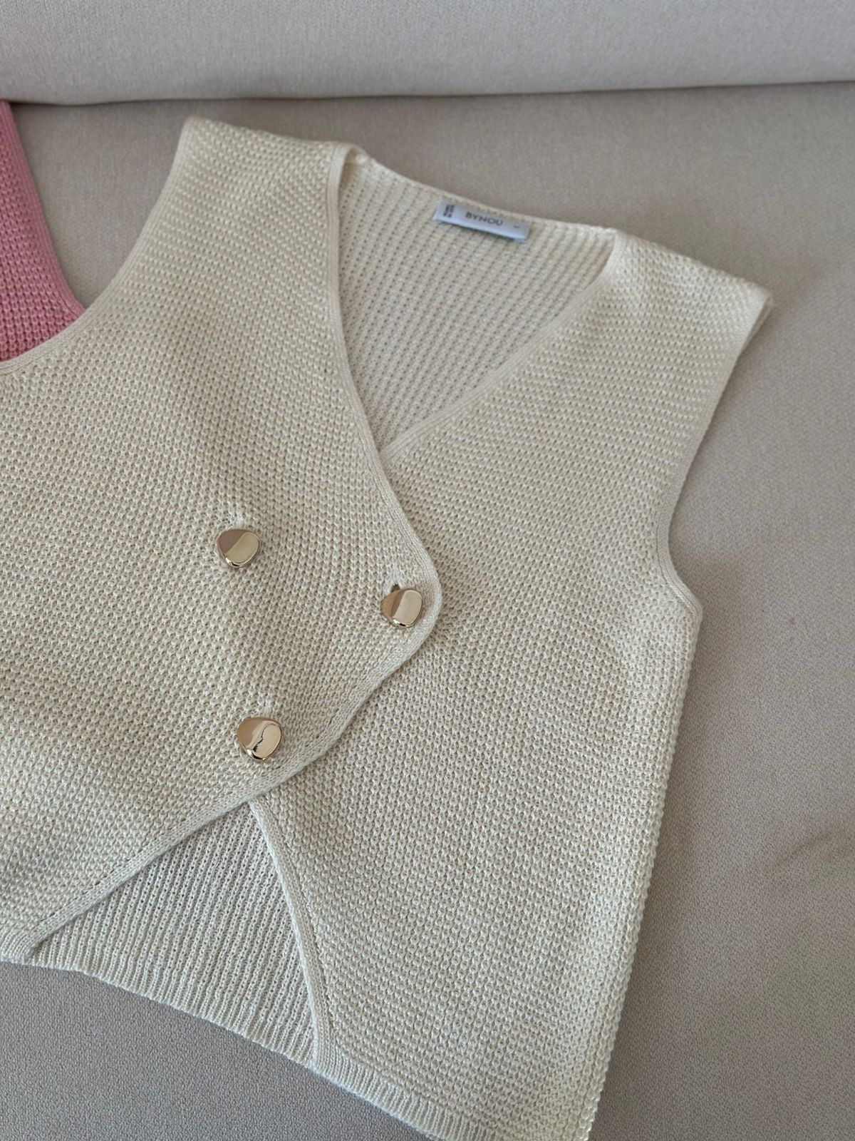 Gilet Berna Ecru