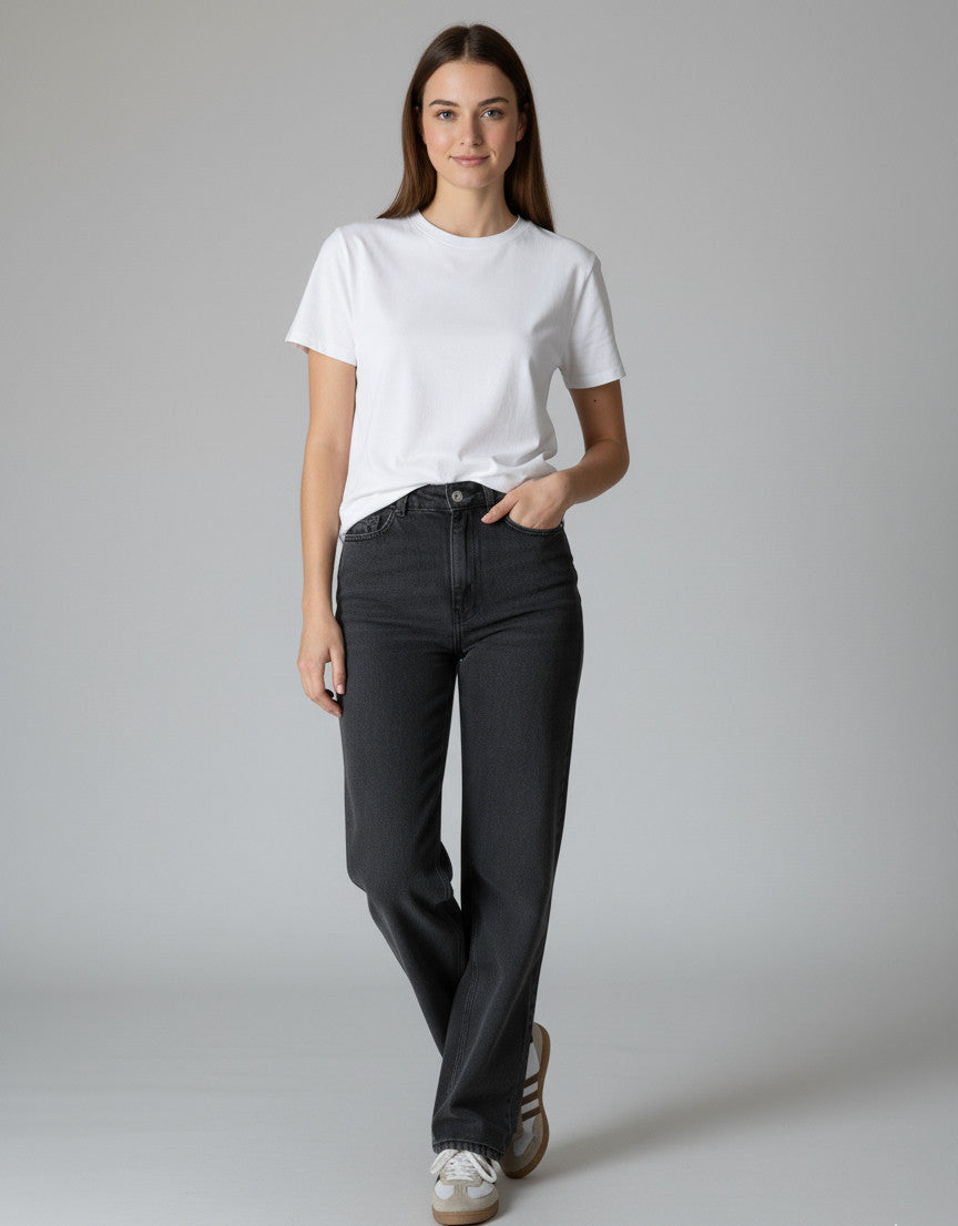 Pantalon Jean Gris Foncé