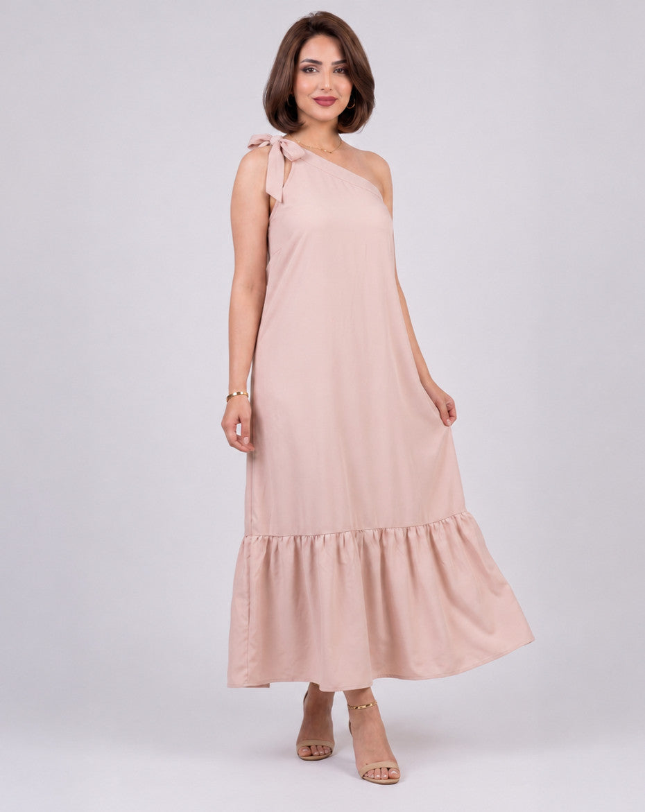 Robe Je M'en Fou Beige Rosé