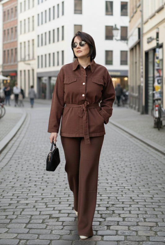 Set Denim Marron