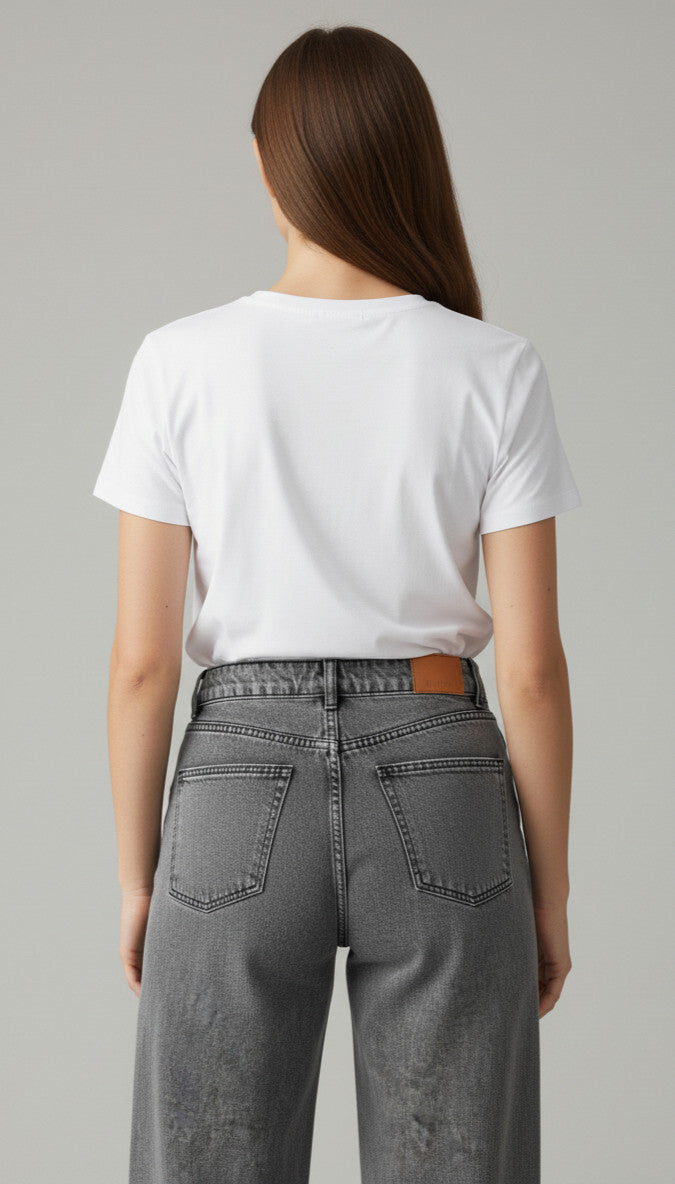 Pantalon Jean Gris Clair