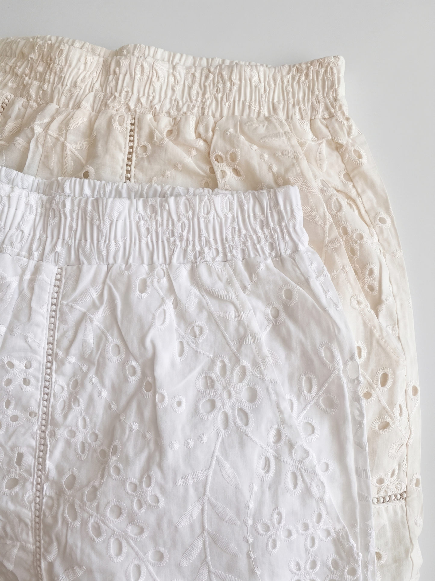 Set Dua Brodé Blanc