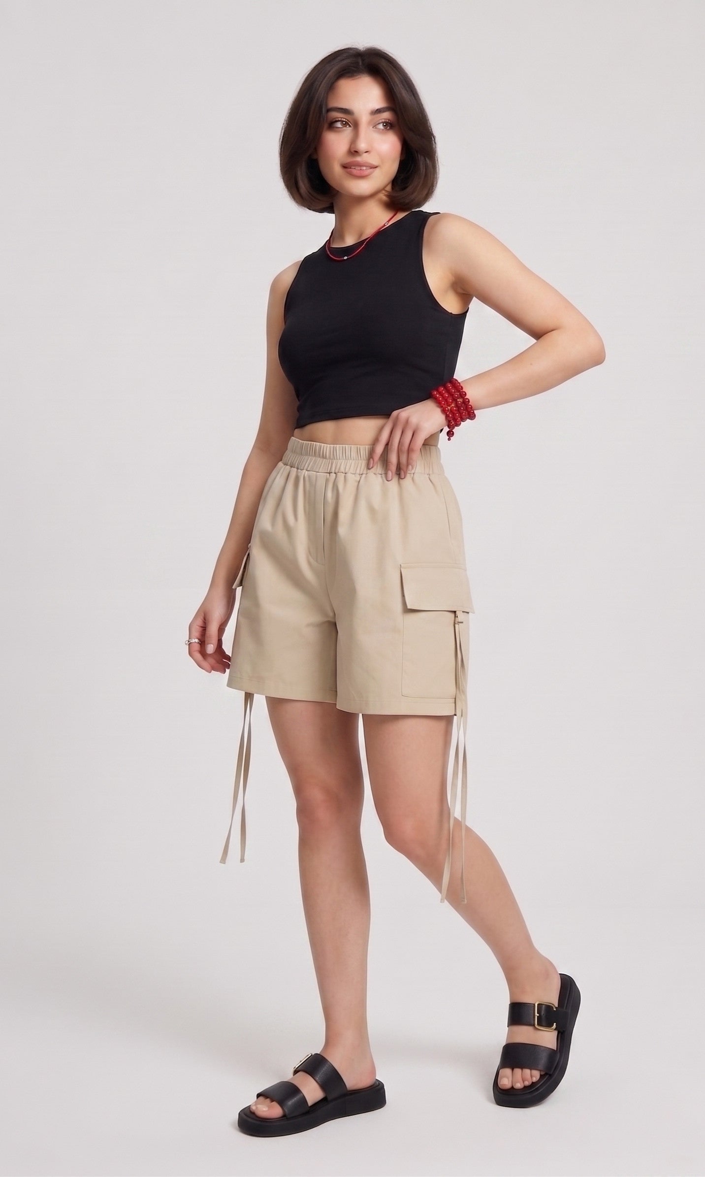Short Cargo Beige