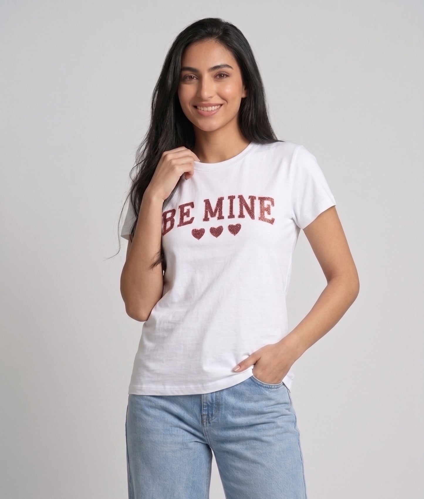 T-Shirt Be Mine Blanc