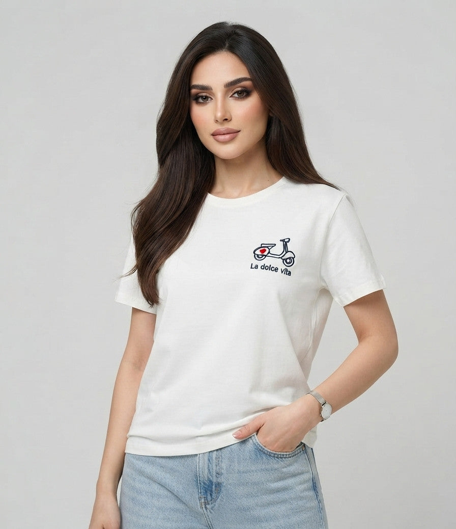 T-shirt Dolce Vita Blanc