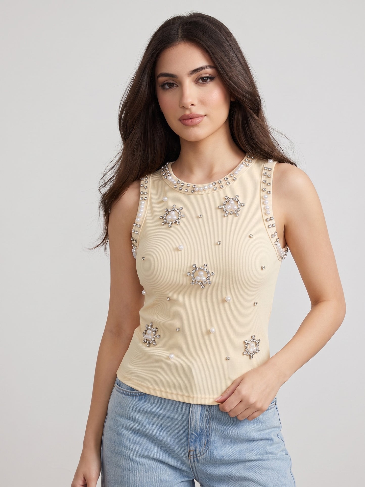 Top Bling 01 Crème