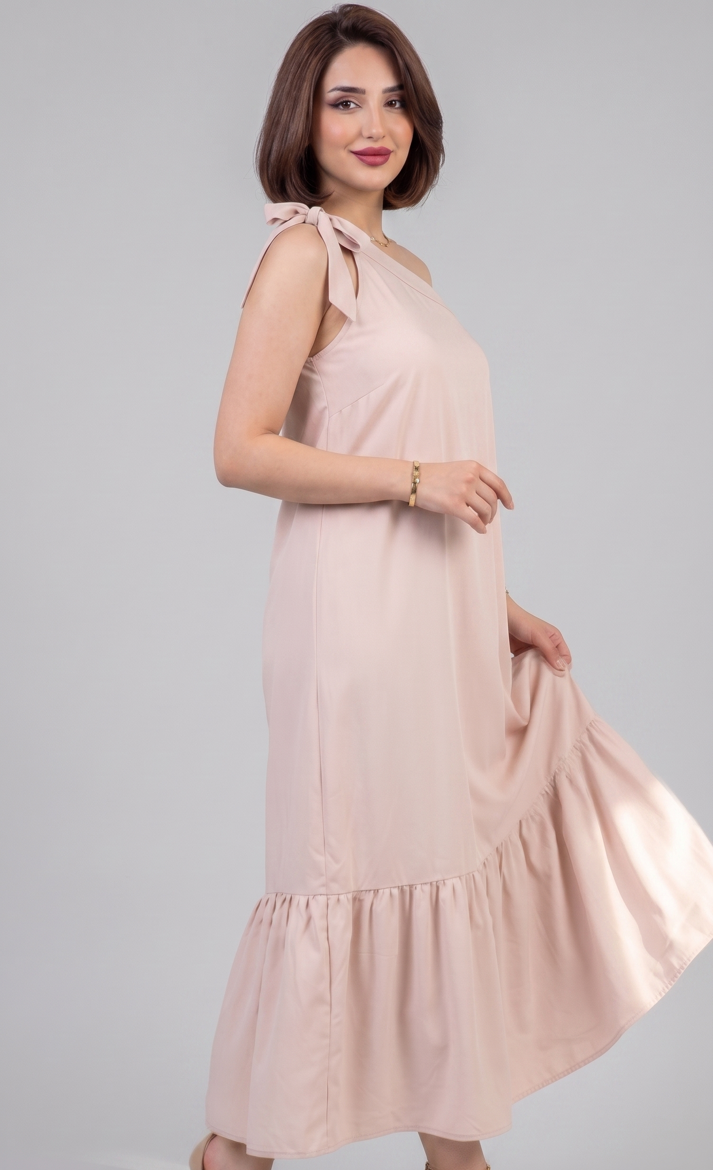 Robe Je M'en Fou Beige Rosé