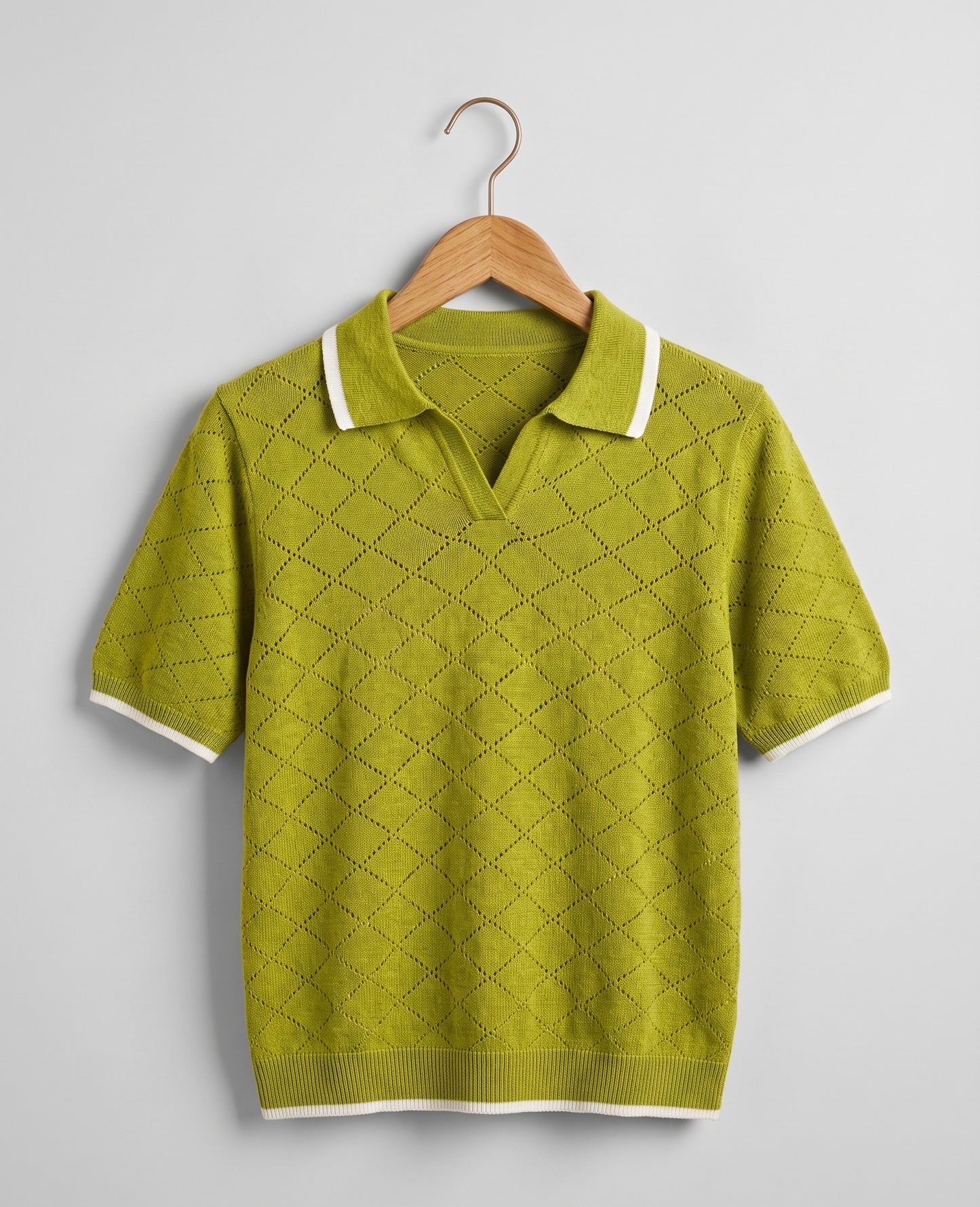 T-shirt Crochet Vert