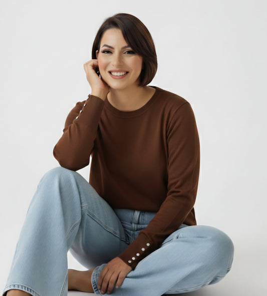 Pull Rayen Marron