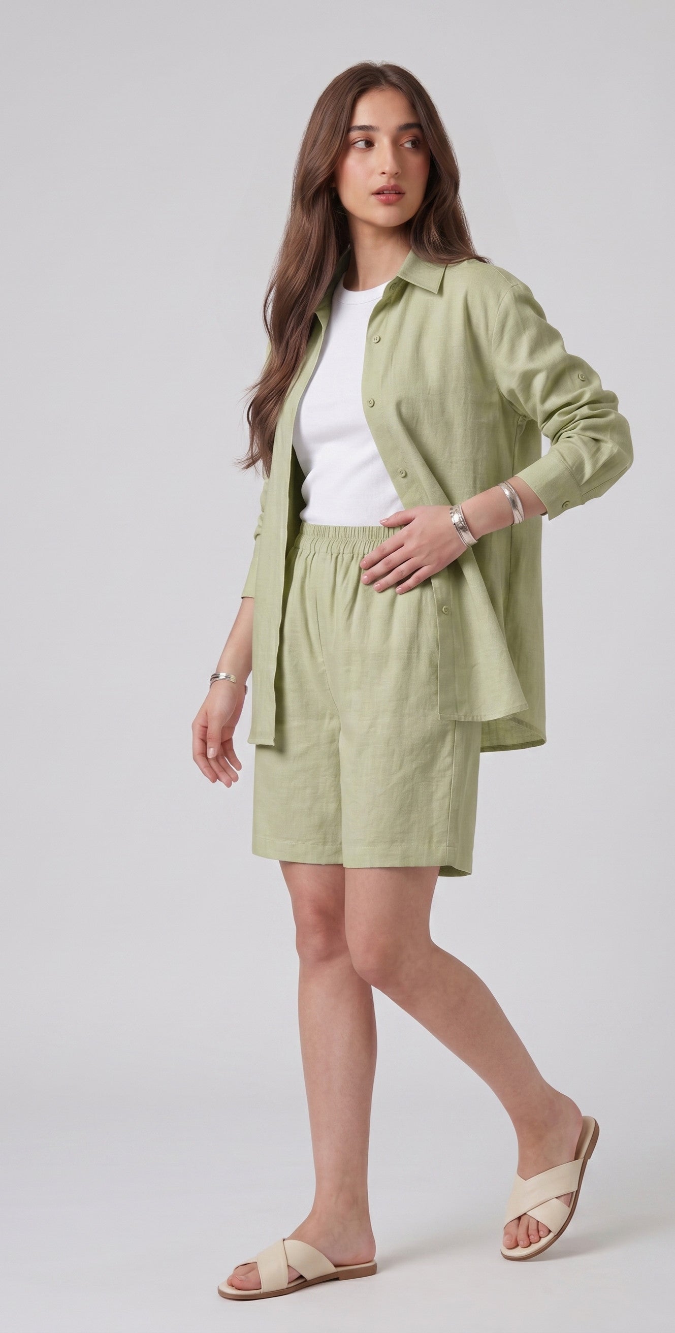 Set Short Samy Vert