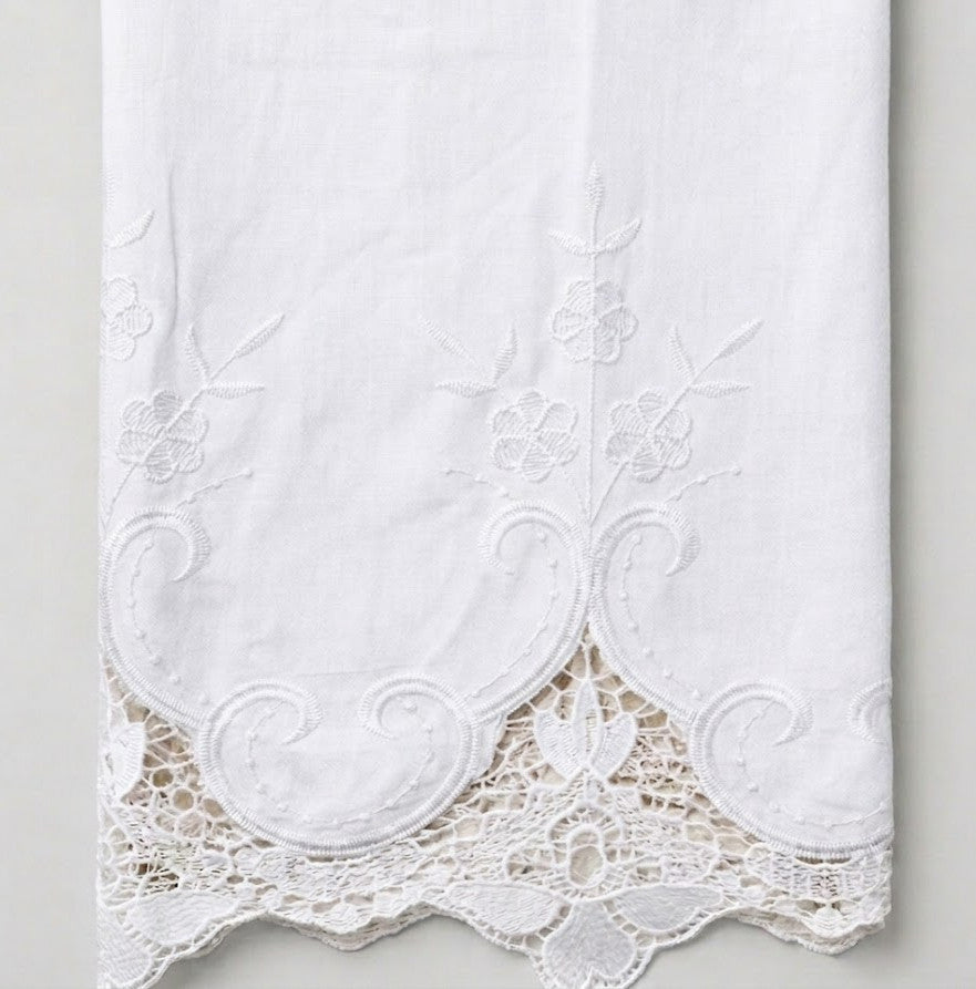 Set Sabrina Brodé Blanc
