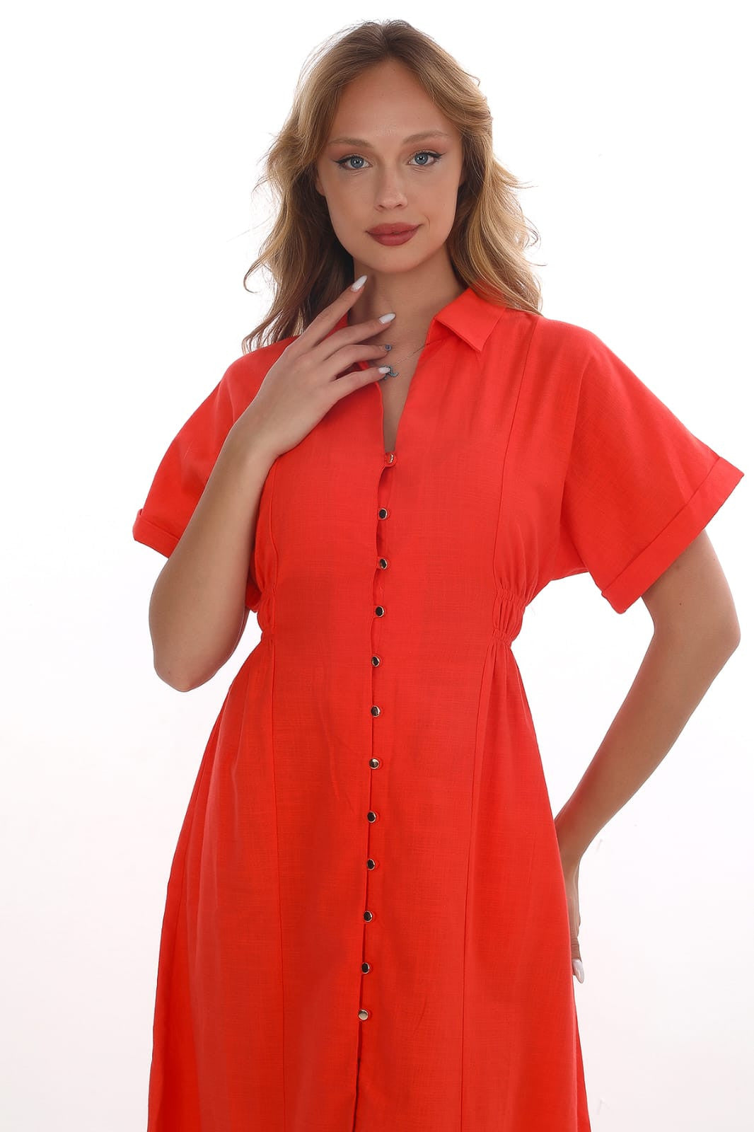Robe Fiona Rouge Tomate