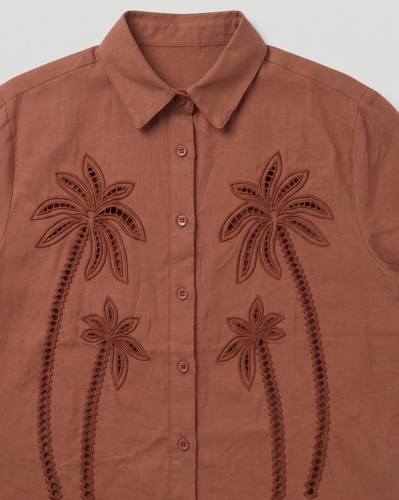 Set Bahia Brodé Marron