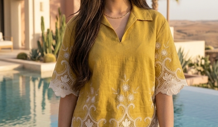 Set Sabrina Brodé Vert
