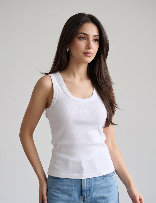 Top Low Blanc /Blanc