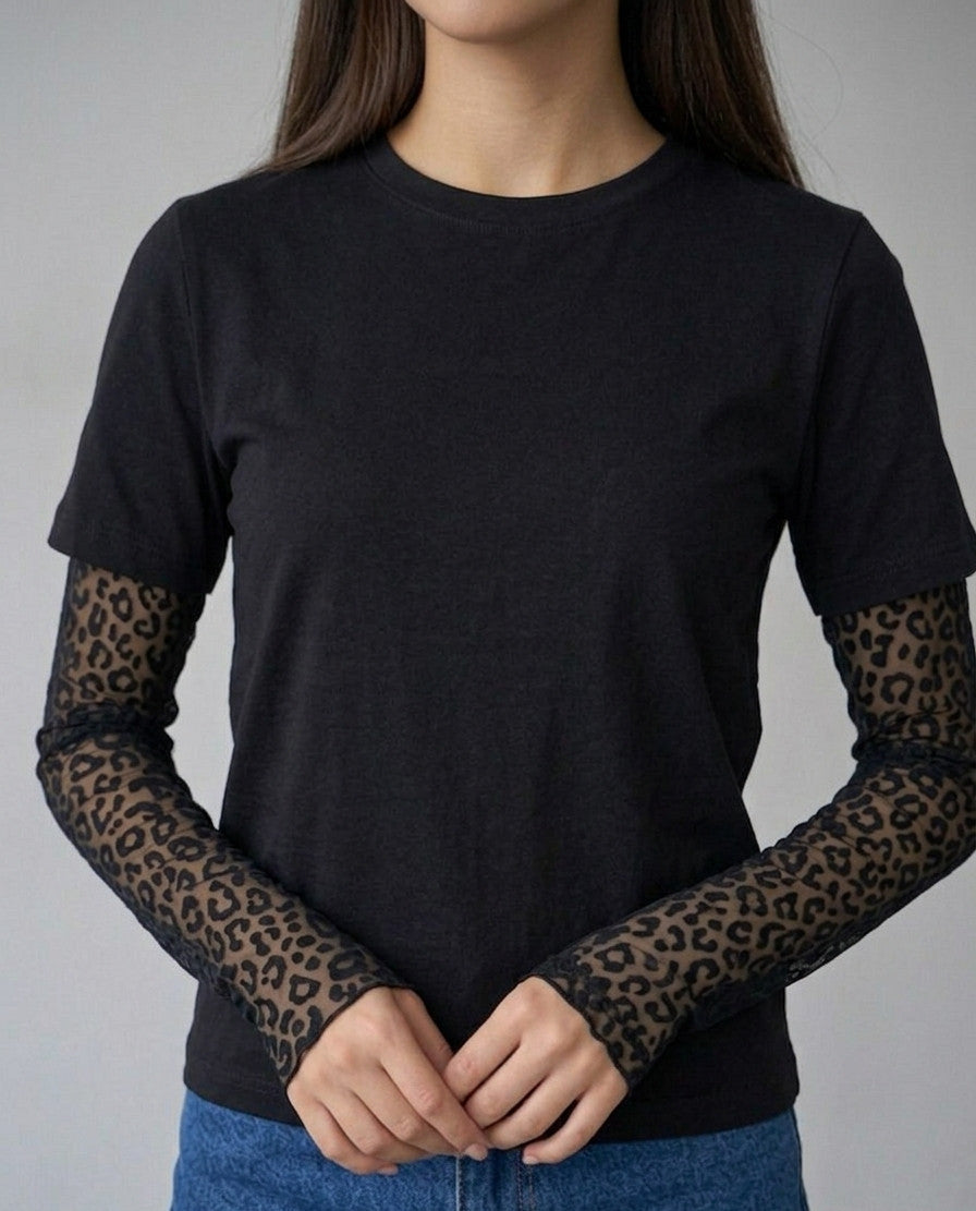 Pull Dentelle Noir