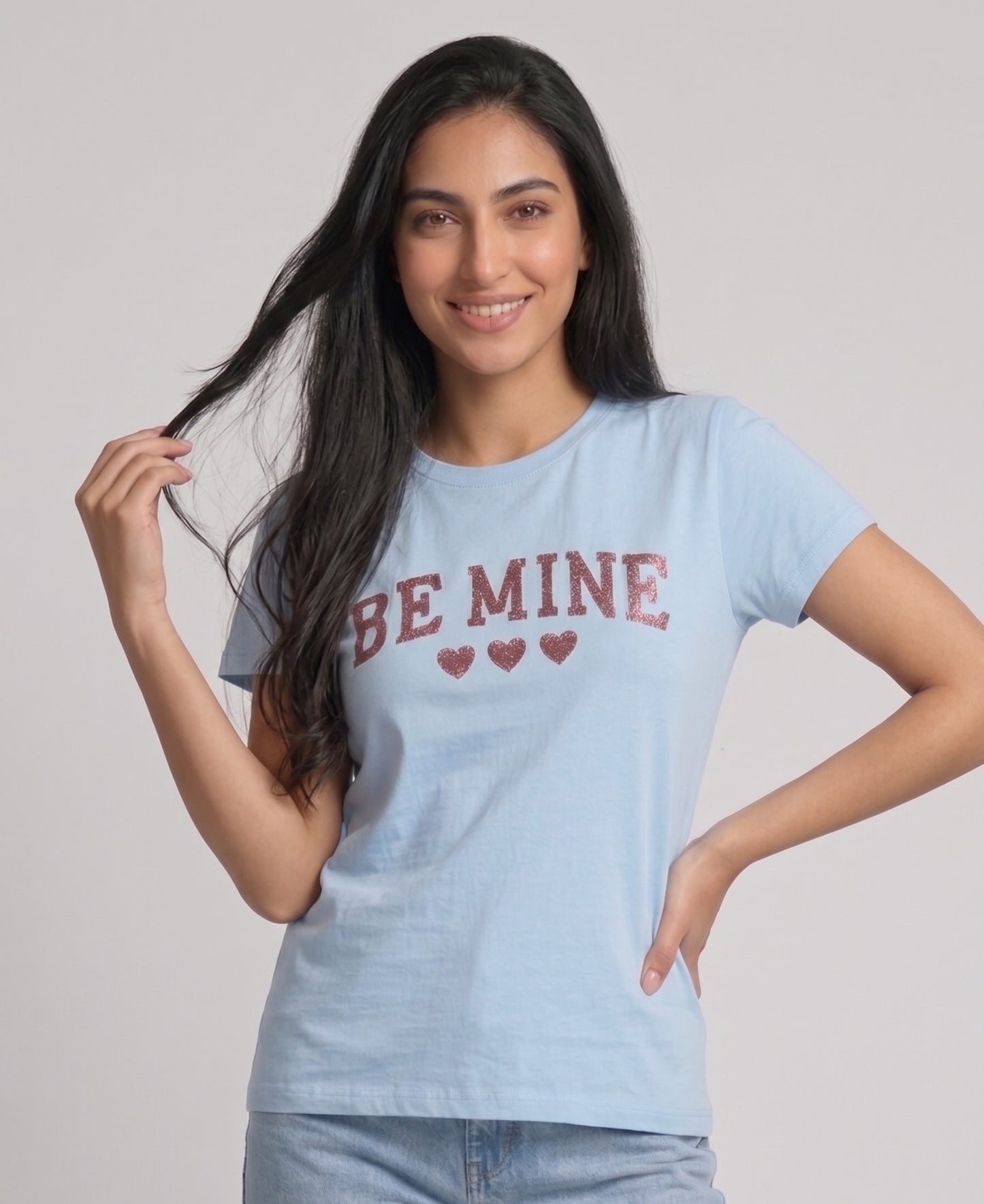 T-Shirt Be Mine Bleu