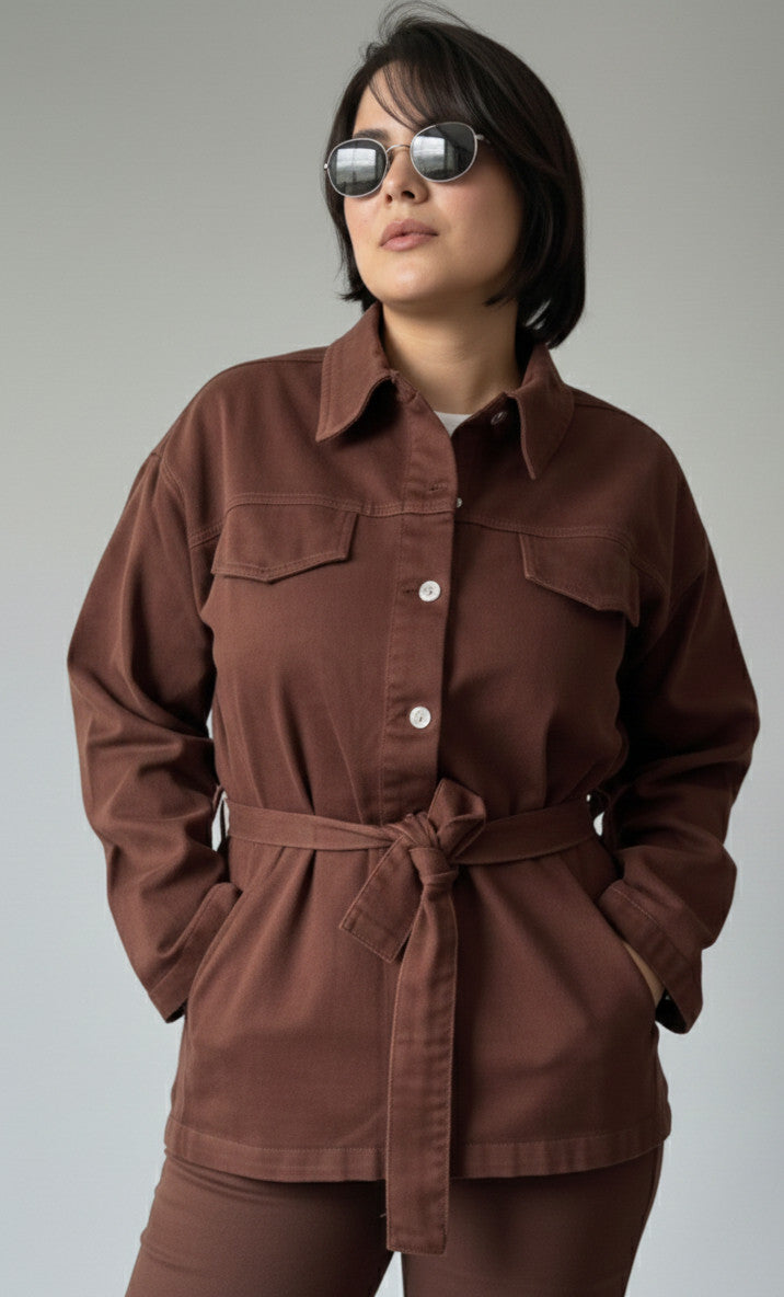 Set Denim Marron