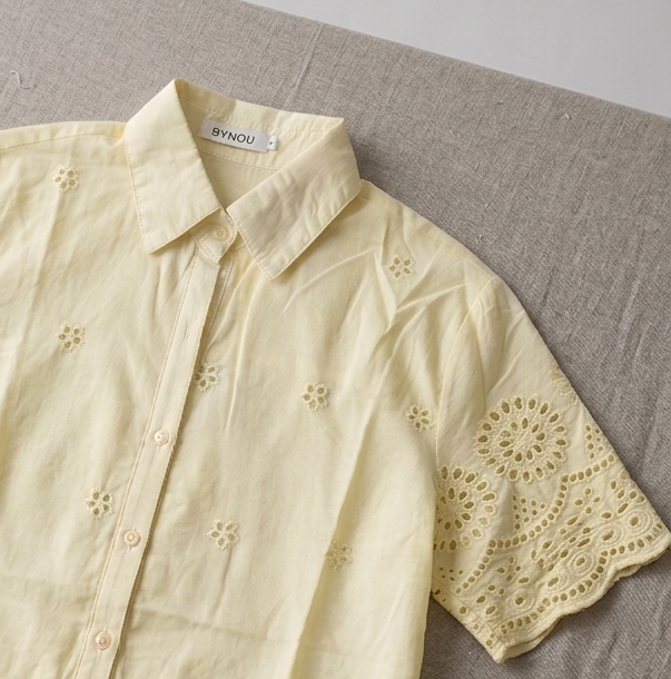 Set Zayna Brodé Jaune