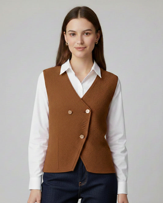 Gilet Berna Marron
